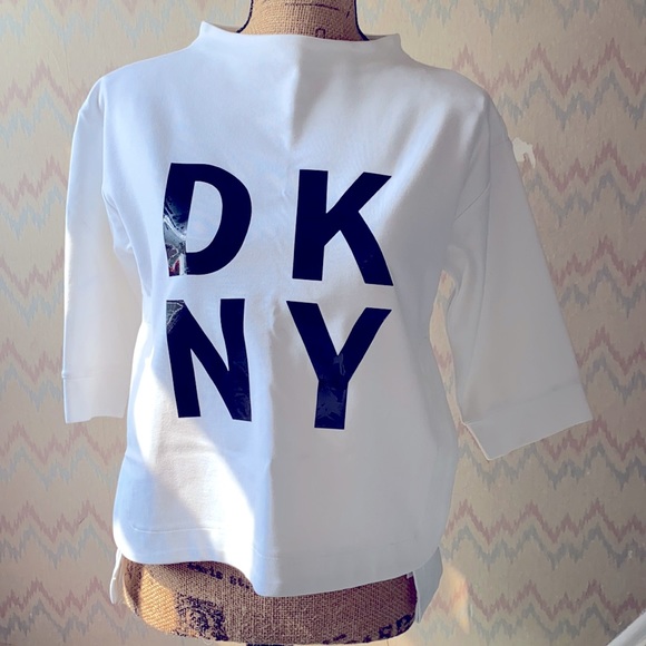 Dkny Tops - DKNY white sport top